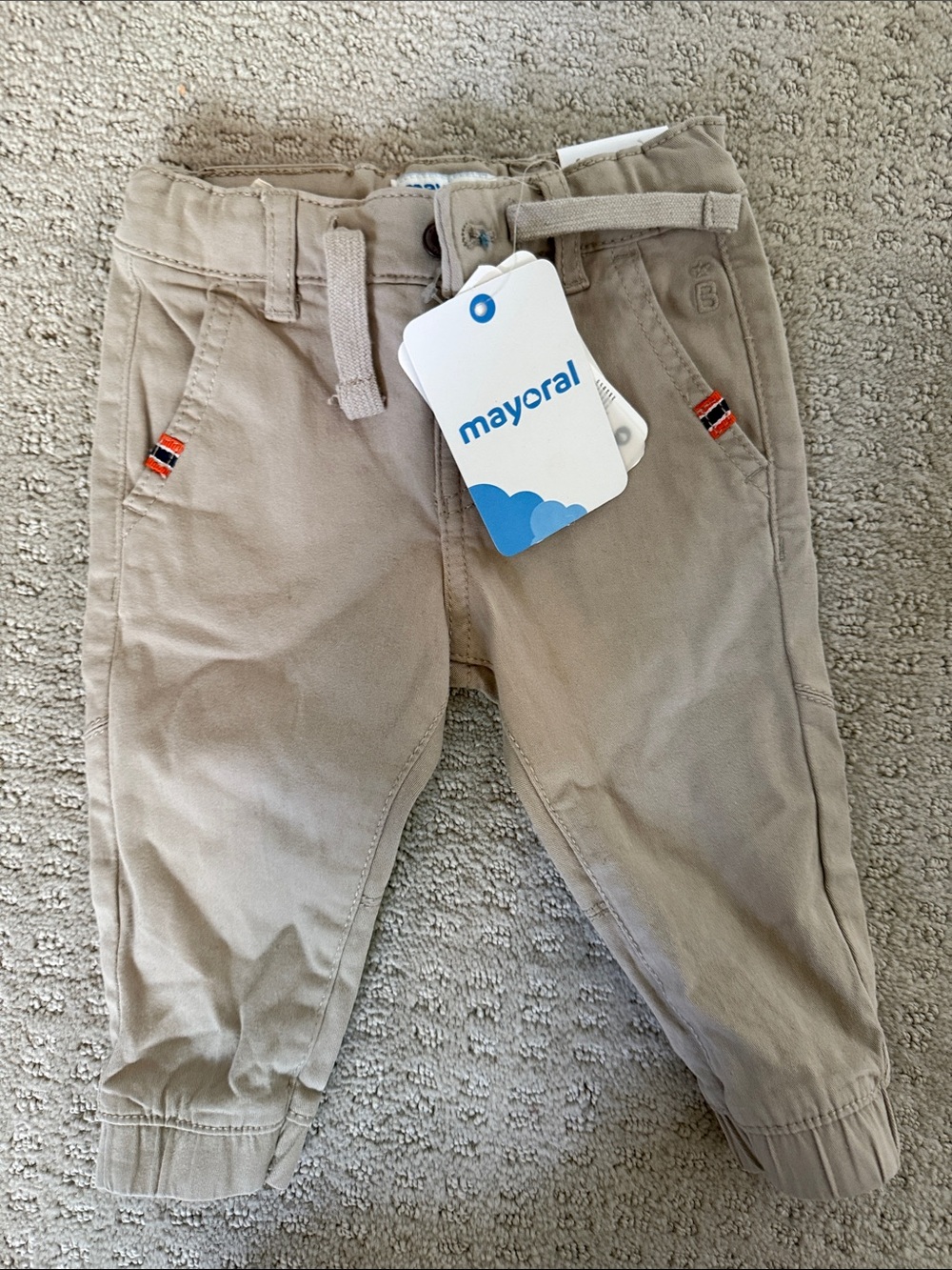 Mayoral Baby Boy Khaki Jogger Pants